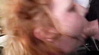 Redheaded Vixen Gets Rough Hardcore Sex With Big Dick And Facial