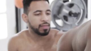 Male Noir's Sensual Massage Turned Intimate Sex With Adriana Chechik