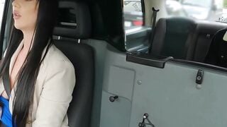 Busty Taxi Driver Lady Gang Gets Sloppy Facial After Hardcore Ride