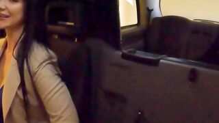 Busty Taxi Driver Lady Gang Gets Sloppy Facial After Hardcore Ride
