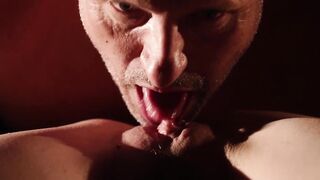 Tattooed Milf's Pink Wet Vagina Dripping With Thick Creampie Load