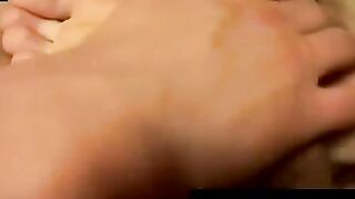 Twink Toes - Hot Twins Stroke Each Other's Feet Until They Climax