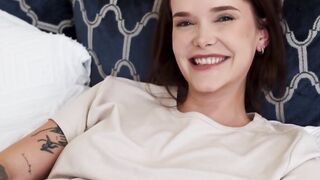 Redheaded Bombshell Chloé Foxx Sucks And Swallows A Huge Load