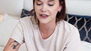 Redheaded Bombshell Chloé Foxx Sucks And Swallows A Huge Load
