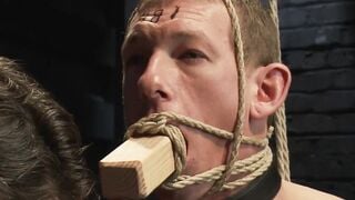 Ass-Tortured Slaves - Dominatrix Mistress Domina Doms Two Guys in BDSM Scene