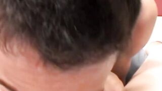 Twink Threesome Bareback Blowfest" or "Three's A Crowd But Two Is Just Right!