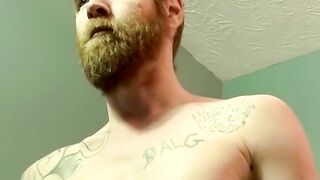 Mature Beard Drains Amateur Redhead Pussy in Hardcore Threesome