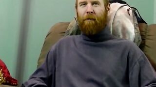 Mature Beard Drains Amateur Redhead Pussy in Hardcore Threesome
