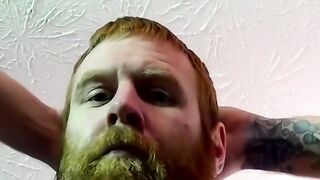 Mature Beard Drains Amateur Redhead Pussy in Hardcore Threesome