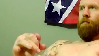 Mature Beard Drains Amateur Redhead Pussy in Hardcore Threesome
