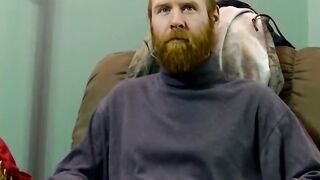 Mature Beard Drains Amateur Redhead Pussy in Hardcore Threesome