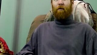 Mature Beard Drains Amateur Redhead Pussy in Hardcore Threesome