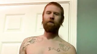 Mature Beard Drains Amateur Redhead Pussy in Hardcore Threesome