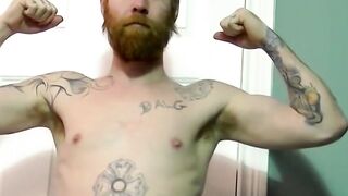 Mature Beard Drains Amateur Redhead Pussy in Hardcore Threesome