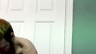 Mature Beard Drains Amateur Redhead Pussy in Hardcore Threesome