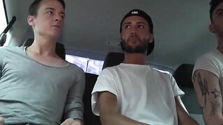 Threeway Thrill Ride: Anal Adventure with Young Twinks