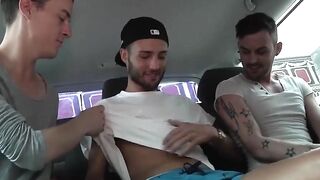 Threeway Thrill Ride: Anal Adventure with Young Twinks