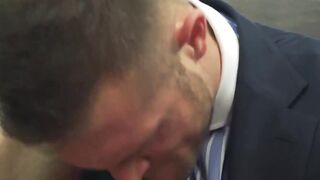 Office Hottie Gets Plowed By His Boss In The Boardroom