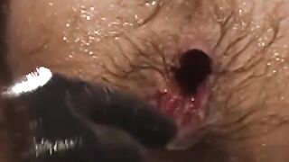 Punishing Punch Fisting - Anal Gaping with Huge Load of Sperm on Ass