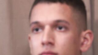 Military Hunk's Ripped Young Soldier Jerks Off His Hard Dick