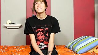 Long Haired Hunk's Solo Masturbation Adventure