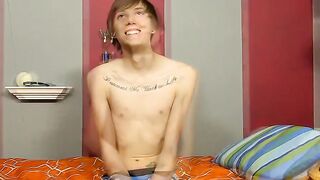 Long Haired Hunk's Solo Masturbation Adventure