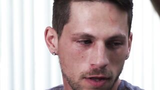 Muscle Jocks Twinks Fucked Raw in Intense Threesome
