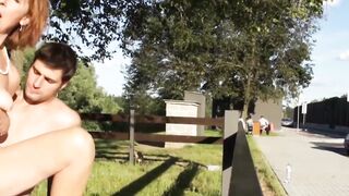 Grandma's Roadside Rescue - Old Granny Fucked By Young Stud & Creamped