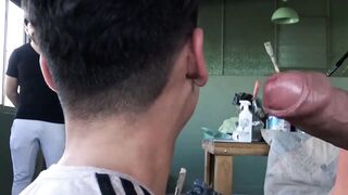 Colombia's Hunk Throated by Two Hot Guys - Hardcore Group Sex