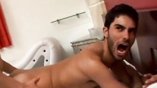 Muscle Bear Drilling His Hunk From Behind - Raw & Uncut