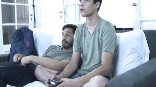 Anal Adventures - Old Man Fucks Twink On Sofa With Hot Doggy Style