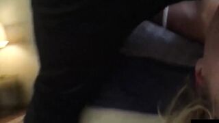 UK Sub Slut Passionate Bondage Session with Hot Brunette Babe & Dominant Stud