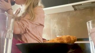 Amateur Couple Heating Up The Kitchen With Passionate Sex