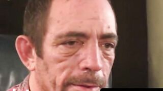 Grandpa's Blue Collar Worker Gets His Ass Fucked By A Young Hunk