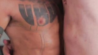 Twist My Dick Raw! Anal Threesome with Hunk Ray Dalton & Muscular Stud Twill Coz