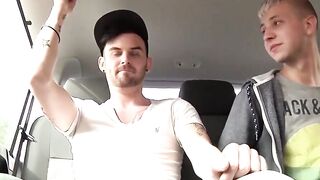 Boy Desires Anal Adventure: Spunk Soaking Car Sex