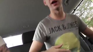 Boy Desires Anal Adventure: Spunk Soaking Car Sex