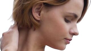 Ariel Ashley's Sexy Blowjob - Petite Bombshell With Natural Boobs And Puckered Lips