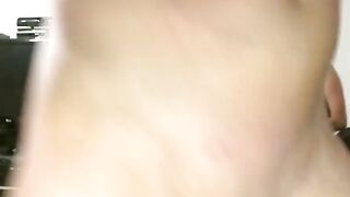 Asian coed gets her tight pussy pounded hard while stripping off lingerie