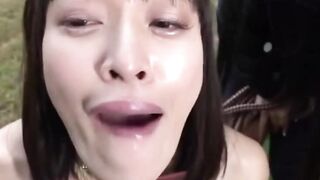 Hot Babe With Big Natural Boobs Rides A Huge Dildo In Her Gloryhole Confession