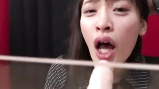 Hot Babe With Big Natural Boobs Rides A Huge Dildo In Her Gloryhole Confession