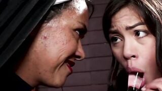 Nun Fucked Hard - Lesbian Nuns Unleash Their Sexual Desires