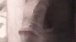 Hairy Old Guy Jerks Off Solo - Close-Up View Of His Huge Dick