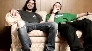 Rastaman's Deepthroat Blowjob Session with Stoned Dude