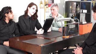 Group-Sex Party! Anal Orgy with Gorgeous Tranny Autumn Rain
