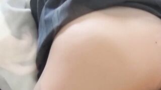 Japanese Babe Pokes Her Private Parts With Markers - Close-Up POV