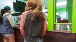 Public Exposure - Busty Blonde Teen Gets Her Pussy Filled With A Big Dick