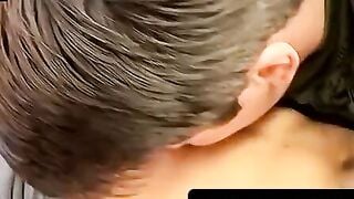 Foot Worship - Sole Licking Blowjob with Facial Finish