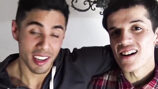Rough Sex with Hot Latin Couple Ends in Facial