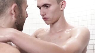 MORMON DADDY'S BAREBACKING HORNY FOLLOWER WITH A SWEET PIECE OF ASS